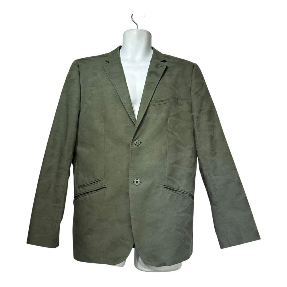 howe creative workforce green camouflage blazer Jacket Size 42